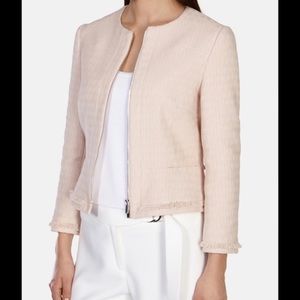 Karen Millen Fringe Tweed Jacket